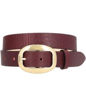Isabel Marant Dara Leather Belt - Purple