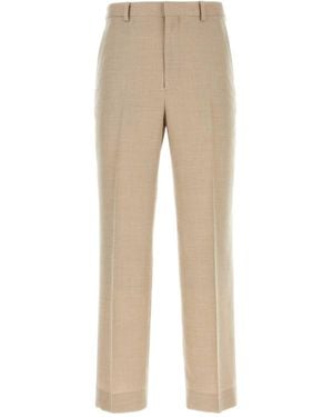 AURALEE Casual Trousers With Belt Loops - Natural
