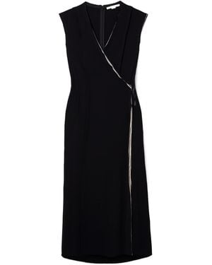 Jason Wu Wrap-Effect Crepe Maxi Dress - Black