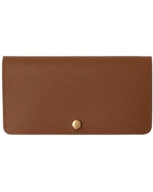 Burberry Leather Continental Wallet - Brown