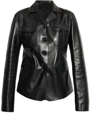 Tom Ford Leather Jacket - Black