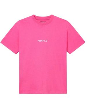 Purple Brand Crew-Neck T-Shirt - Pink