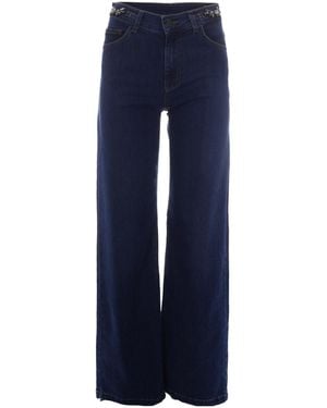 Liu Jo Belt Loop Jeans - Blue