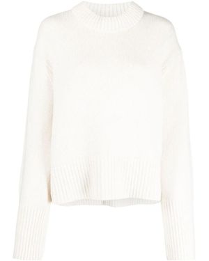 Lisa Yang Sony Ribbed Knitted Jumper - White