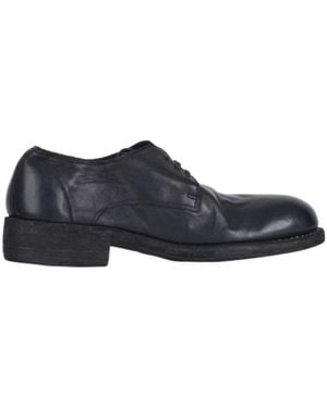 Guidi Strap Business Dress Shoes - Blue