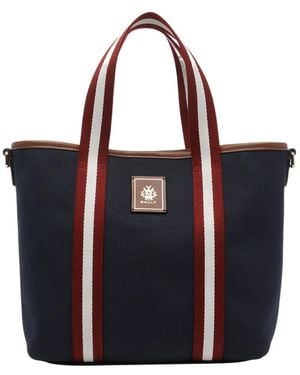 Bally Edelbliss Logo Patch Tote Bag - Black