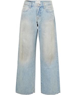 SLVRLAKE Denim Mica High-Rise Wide-Leg Jeans - Blue