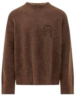Represent Long-Sleeved Crew Neck Sweater - Brown
