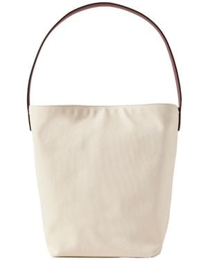 The Row Medium N/S Park Tote Bag - White