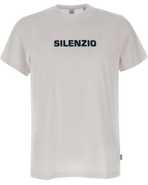 Aspesi Silenzio Logo T-Shirt - White