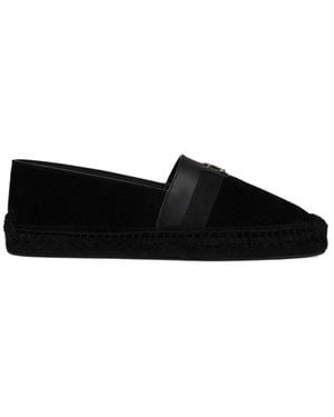 Christian Louboutin Leather Espadrilles - Black