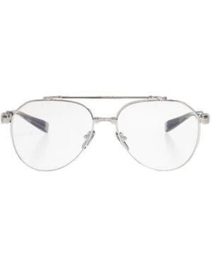 Balmain Full-Rimmed Plano Lenses - White
