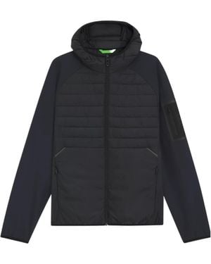 BOSS Quilted Padded Jacket - Blue