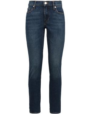 FRAME Le Garcon Mid Rise Cropped Jeans - Blue