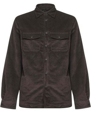 MC2 Saint Barth Snap-Button Shirt Coat - Blue