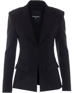 Patrizia Pepe Long-Sleeve Blazer - Blue