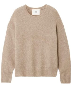 arch4 Crew Neck Long Sleeve Sweater - Natural