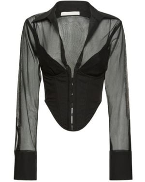 Dion Lee Shapewear Shirt - Black