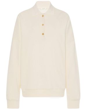 The Row Corzas Polo Top - White