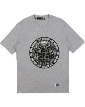 Moschino Logo T-Shirt - Grey