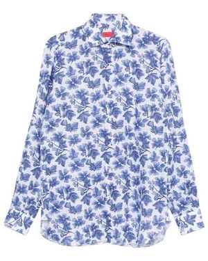 Isaia Long-Sleeved Shirt - Blue