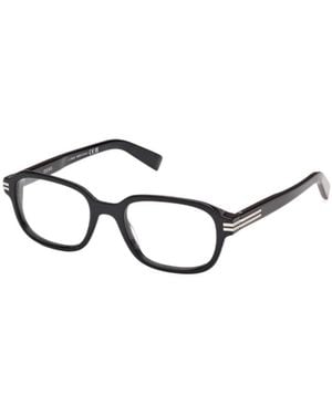 ZEGNA Rectangular Frame Glasses - White