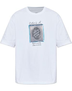 Samsøe & Samsøe Graphic T-Shirt - White