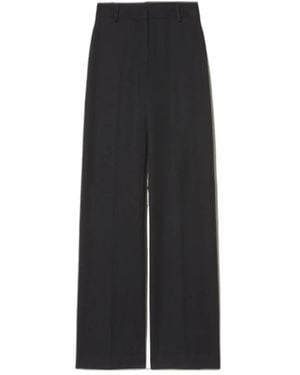 Nili Lotan Casual Trousers With Belt Loops - Black