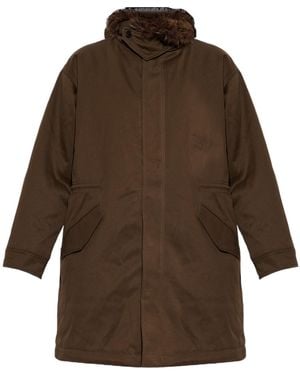 Zadig & Voltaire Fur-Trimmed Parka - Brown