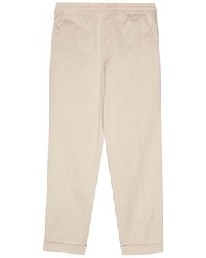 Neil Barrett Low-Waist Elasticated Waistband Trousers - White