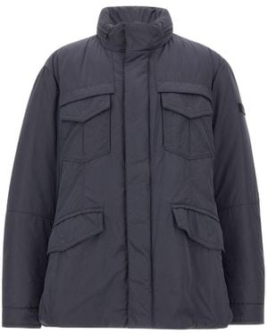 Peuterey Long-Sleeved Down Jacket - Blue