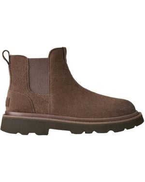 UGG Flat Ankle Boots - Brown