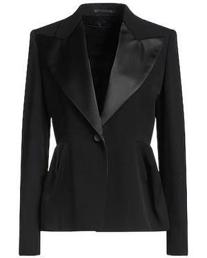 Max Mara Minimal Single-Breasted Blazer - Black