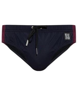 DSquared² Drawstring Swim Trunks - Blue