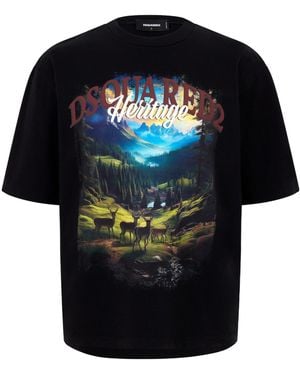 DSquared² Shortsleeve Top - Black