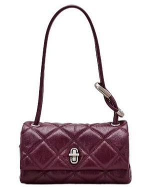 Marc Jacobs The Quilted Mini Dual Shoulder Bag - Purple