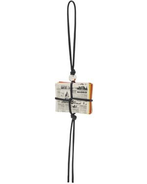 Loewe Newspaper Charm - Metallic