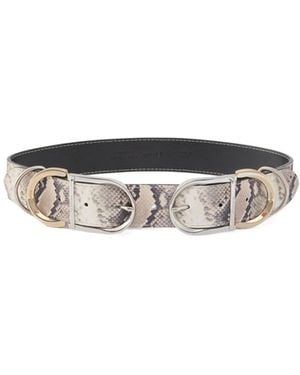 Pinko Animal Print Belt - White