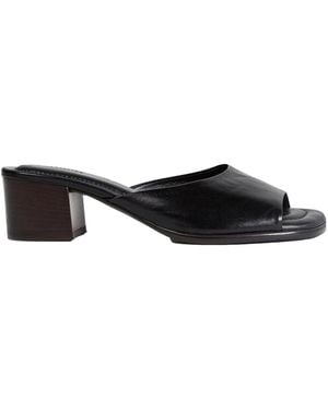 Lemaire Heeled Sandals - Black