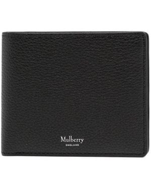 Mulberry Eight Card Classic Grain Wallet - Black