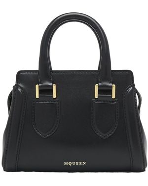 McQueen Birdee Mini Tote Bag - Black