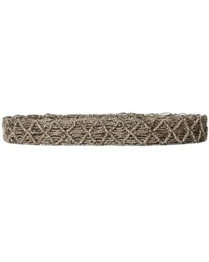 Loro Piana Loe Macram É Tassel Belt - White