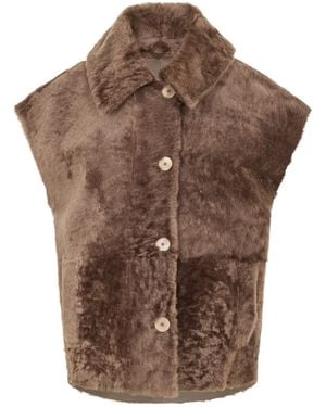 JOSEPH Molin Gilet - Brown
