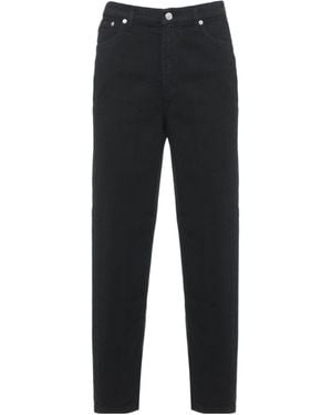 Dondup Five-Pocket Straight-Leg Pants - Black
