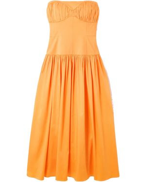 TOVE Strapless Dress - Orange