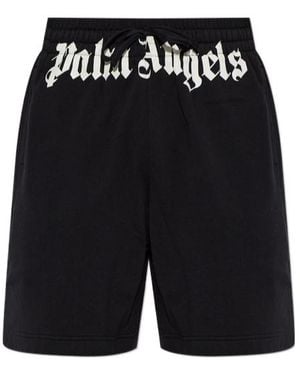 Palm Angels Drawstring Shorts - Black