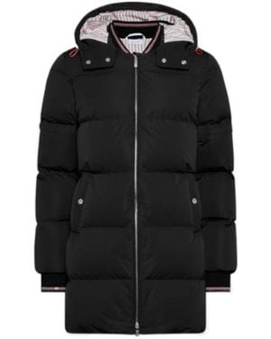 Thom Browne Zip-Up Padded Coat - Black