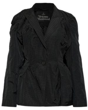 Vivienne Westwood Cloud Ruched Blazer - Black