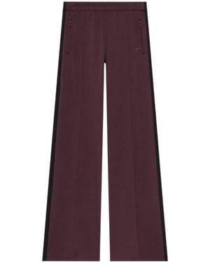 Courreges Side-Pocket Sweatpants - Purple