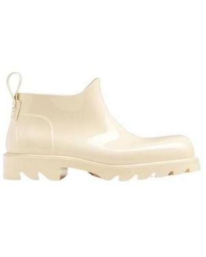 Bottega Veneta Stride Ankle Boots - Natural